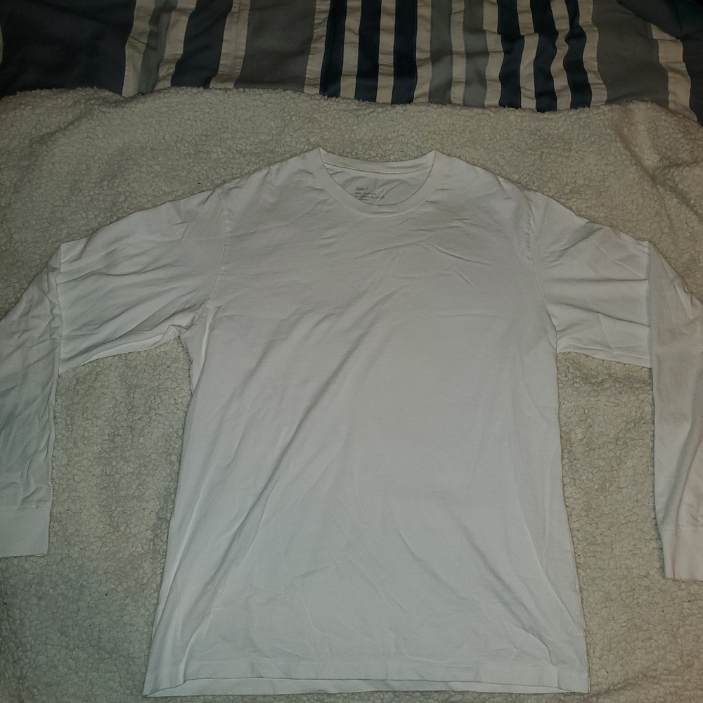 Gap long sleeve shirt - size M - white
